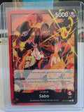 Sabo OP13-004 Leader – Carrying On His Will – One Piece Card Game