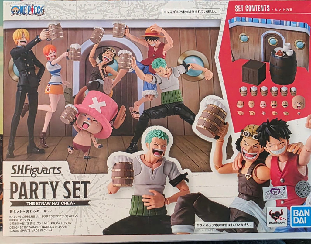 S.H.Figuarts One Piece Party Set The Straw Hat Crew box front