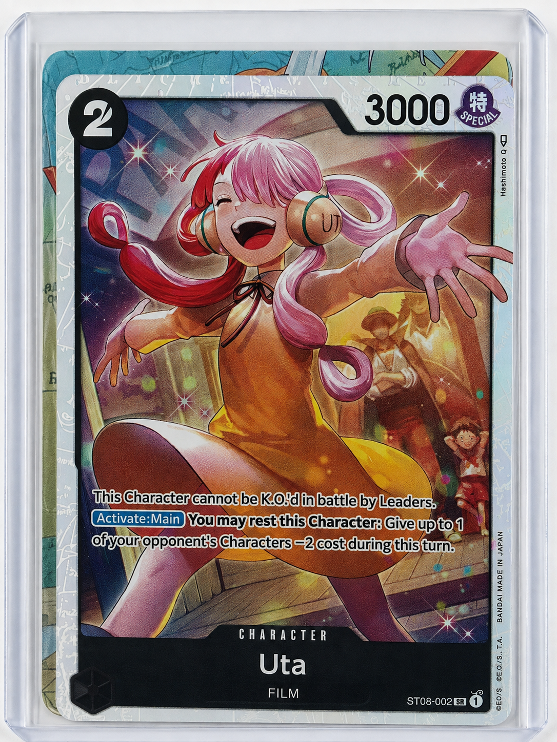 Uta ST08-002 SR - Starter Deck 8: Monkey.D.Luffy - One Piece Card Game